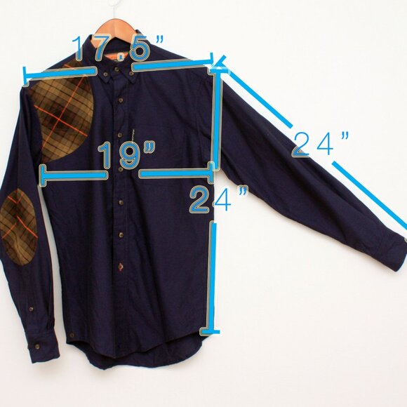 Ball and Buck Men's Hunter's Shirt LS Small Dark Blue - Picture 4 of 8